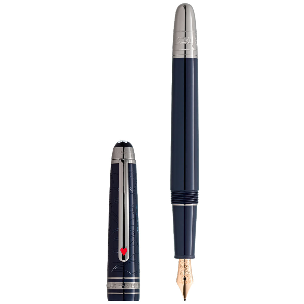 Caneta Tinteiro Montblanc Meisterstuck Azul 132879