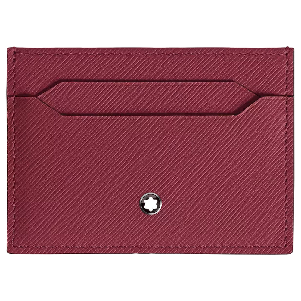 Porta Cartões Montblanc Sartorial em Couro Cassis 199375