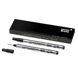Refil Montblanc M Legrand Mystery Black Preto Rollerball 2 Uni - 105164
