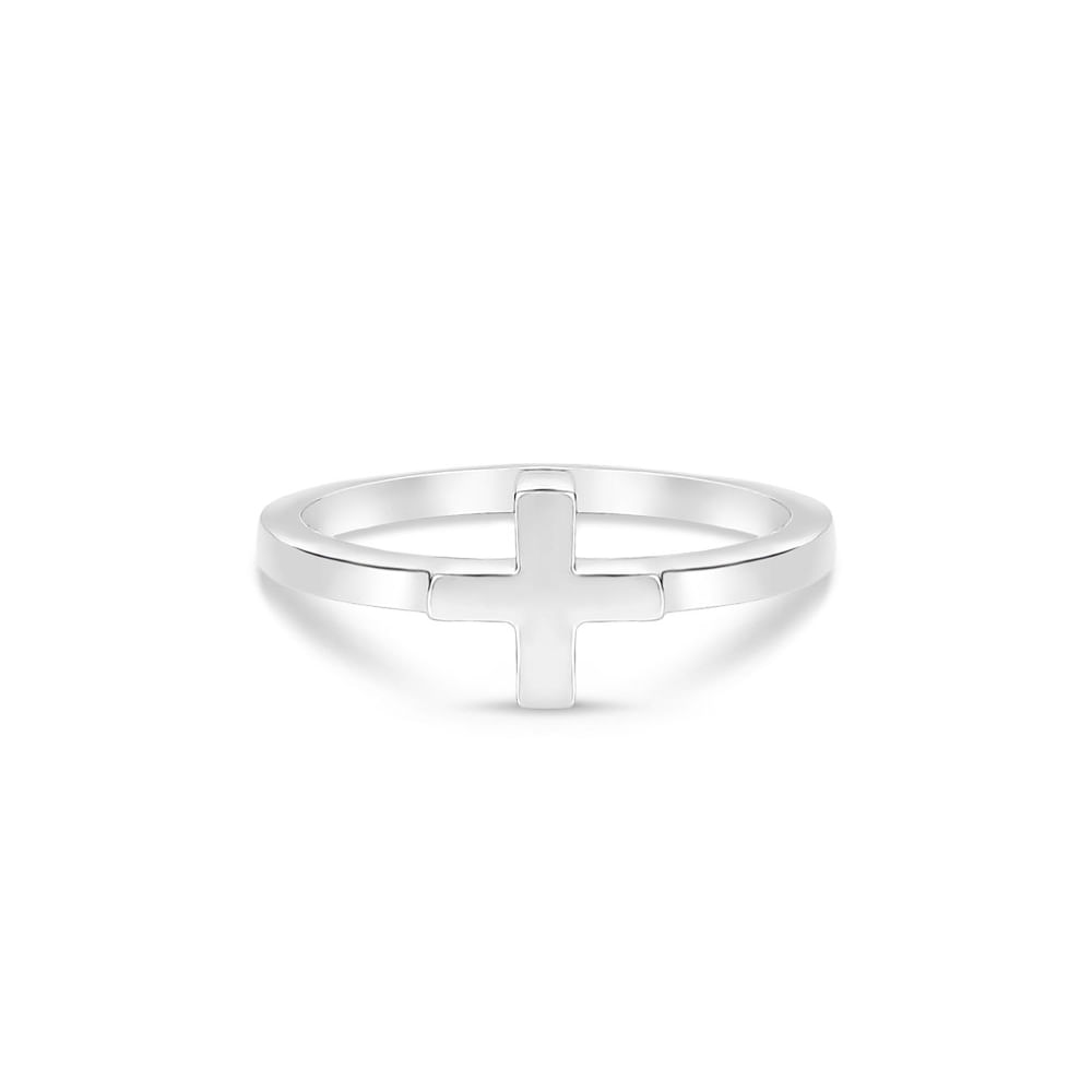 Anel Life Cruz em Prata 925