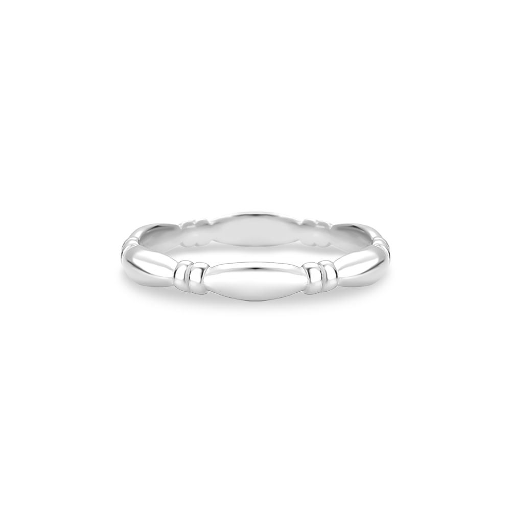 Anel Life Textura em Prata 925