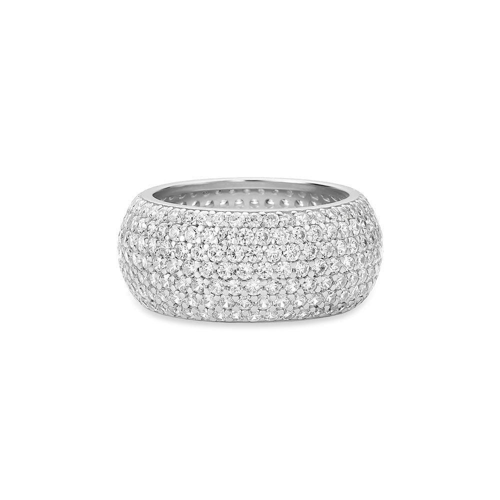 Anel Life Essential em Prata 925 com Pedras Incolores, 10.3mm