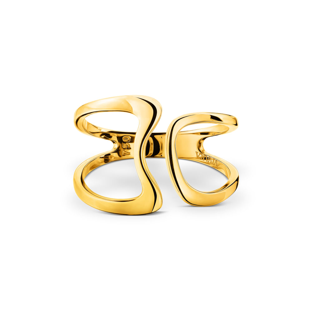 Anel Existência em Ouro Amarelo 18k