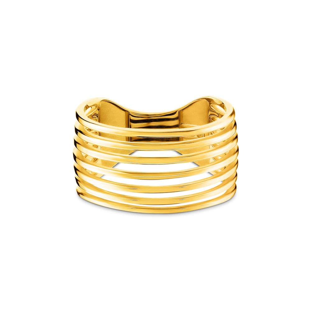 Anel Fita em Ouro Amarelo 18k