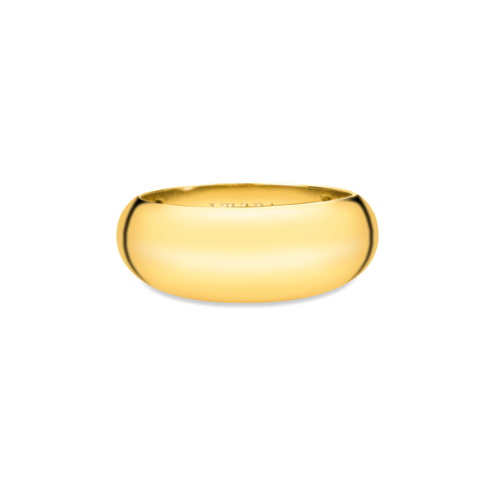 Anel Bombe em Ouro Amarelo 18k