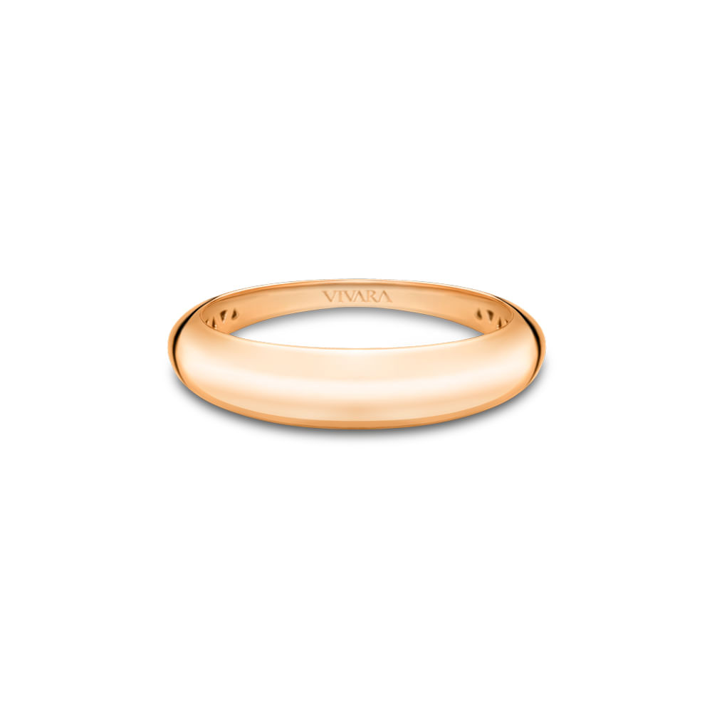 Anel Bombe em Ouro Rosé 18k