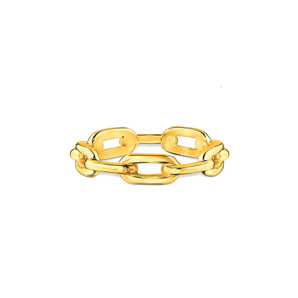 Anel Chains em Ouro Amarelo 18k