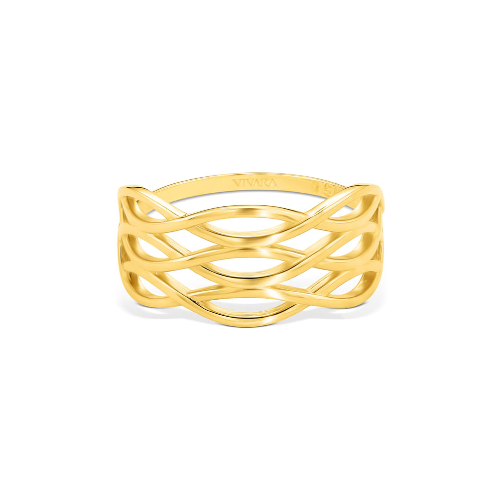 Anel Daily em Ouro Amarelo 18k