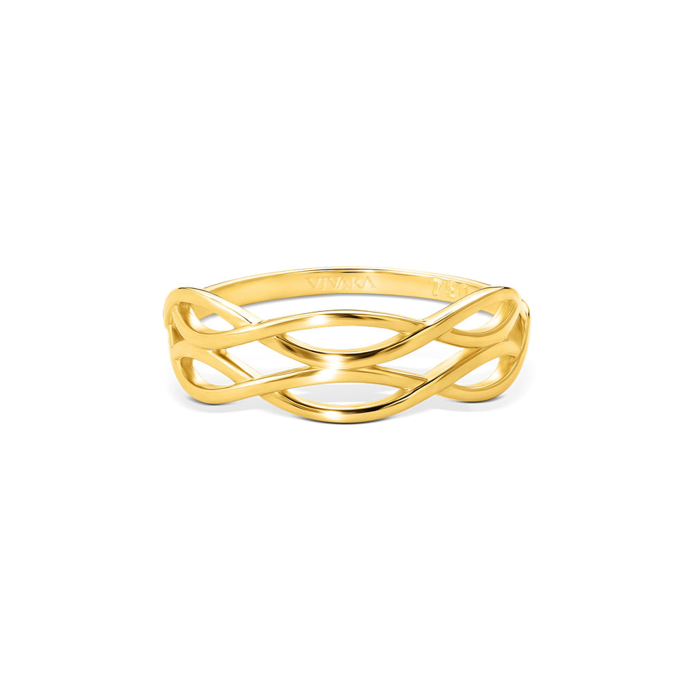 Anel Daily em Ouro Amarelo 18k