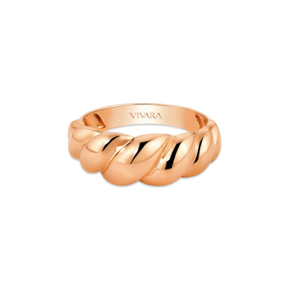 Anel Viena em Ouro Rosé 18k