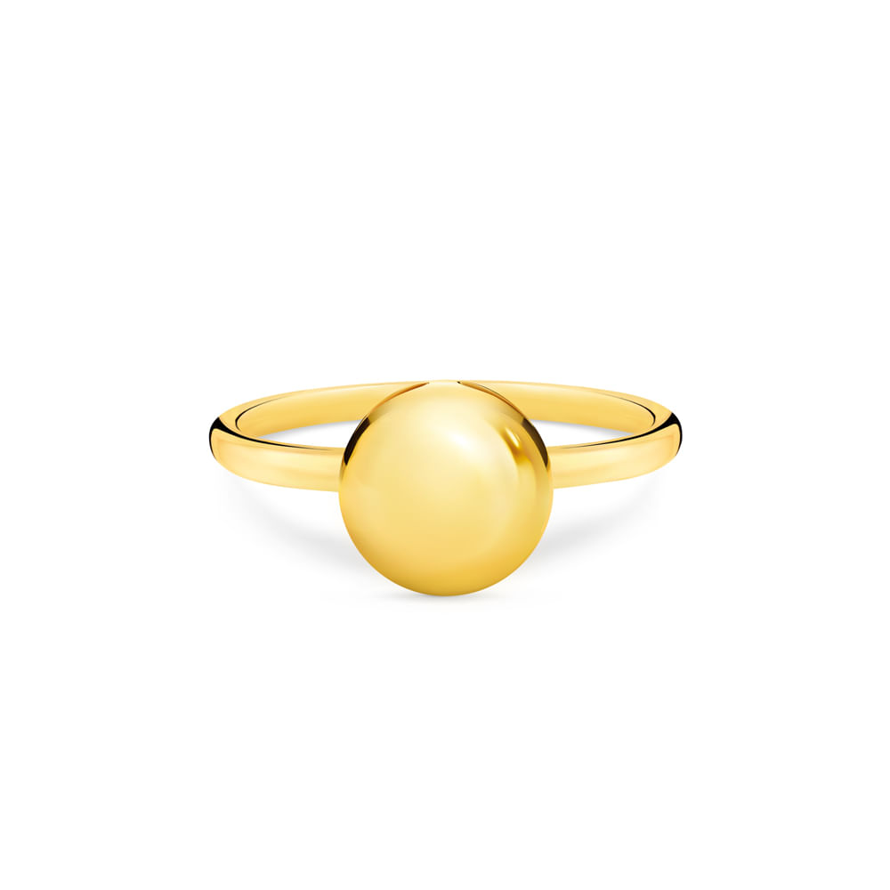 Anel Esferas em Ouro Amarelo 18k
