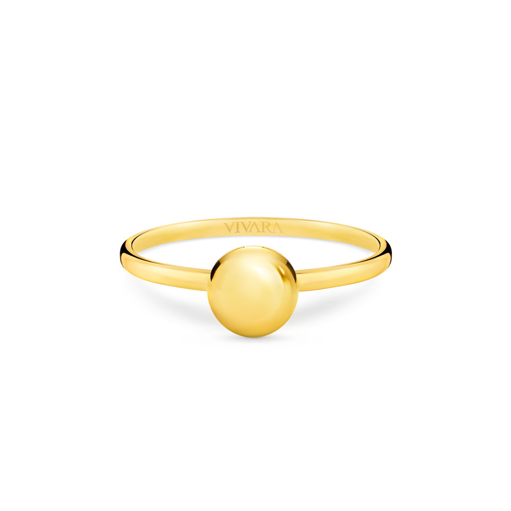 Anel Esferas em Ouro Amarelo 18k