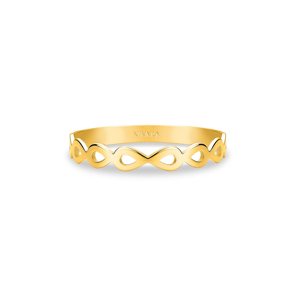 Anel Gold Pavão em Ouro Amarelo 18k