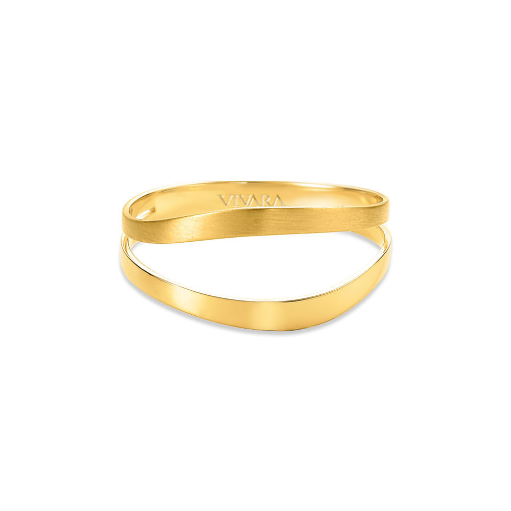 Anel Pop Gold em Ouro Amarelo 18k
