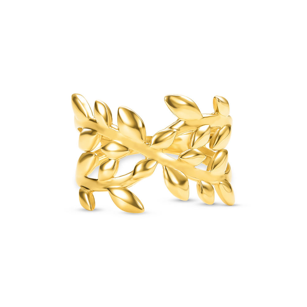 Anel Nature em Ouro Amarelo 18k