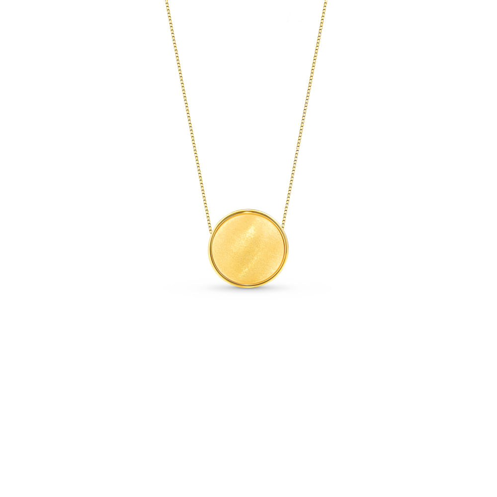 Pingente Glow Fosco em Ouro Amarelo 18k