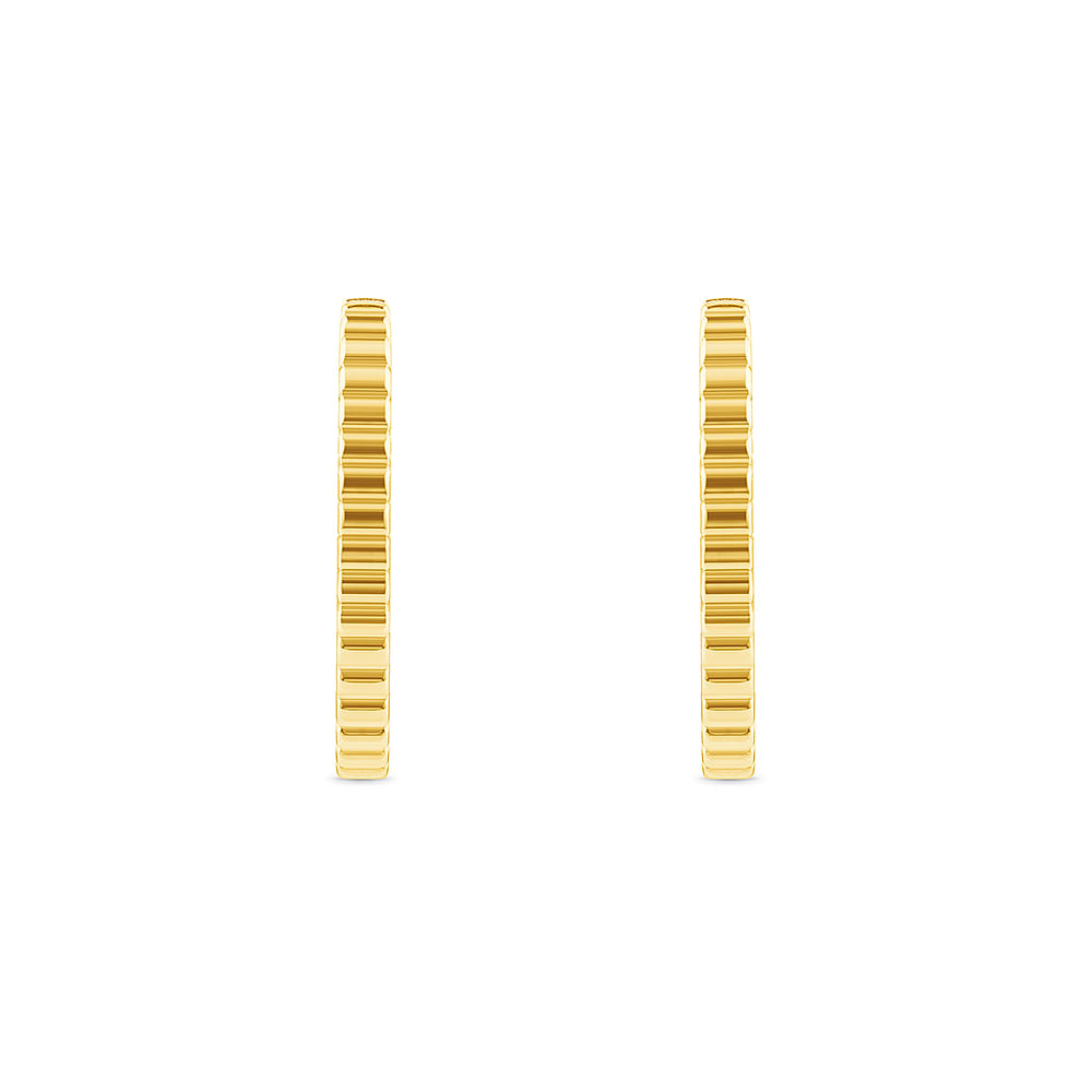 Brinco Ear Hook Gomos em Ouro Amarelo 18k