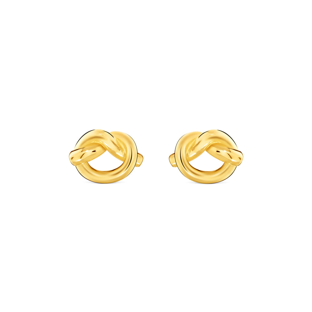 Brinco Knot em Ouro Amarelo 18k