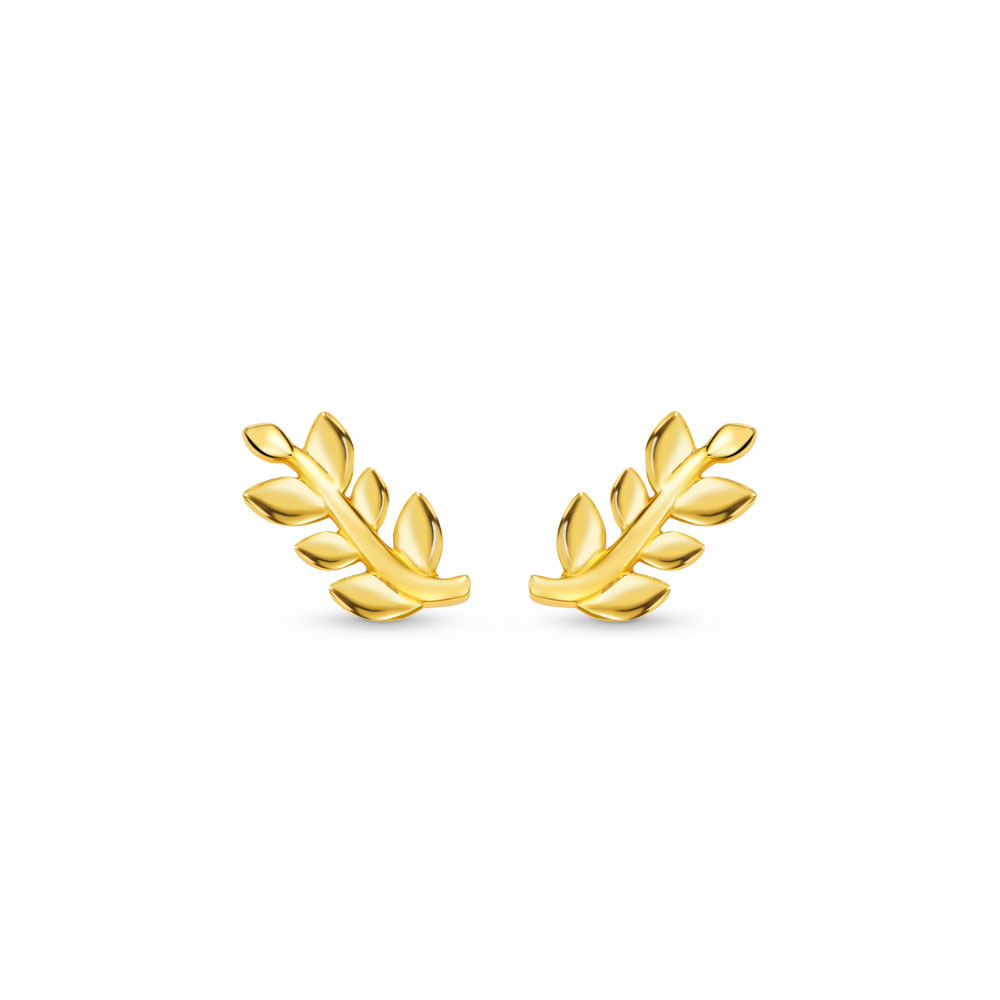 Brinco Nature em Ouro Amarelo 18k