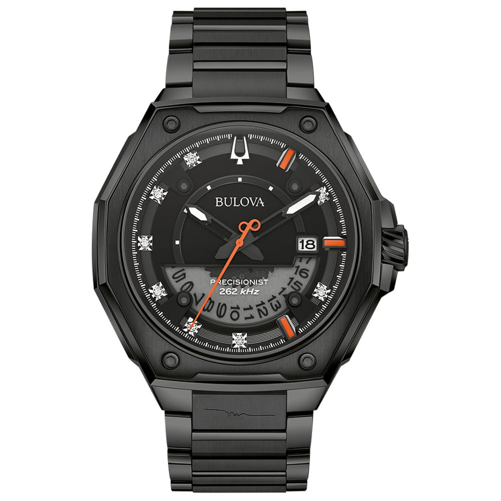 Relógio Bulova Marc Anthony Masculino Aço Preto 98D183N
