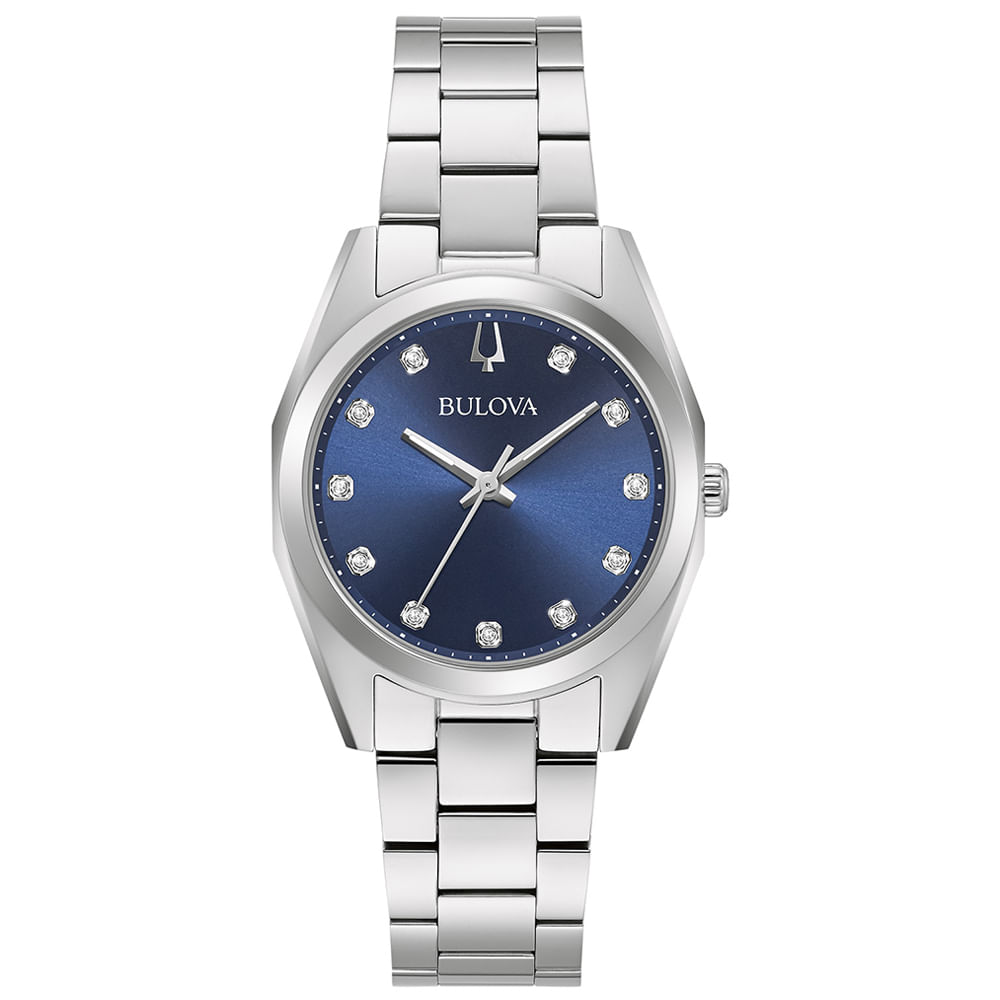 Relógio Bulova Surveyor Feminino Aço 96P229