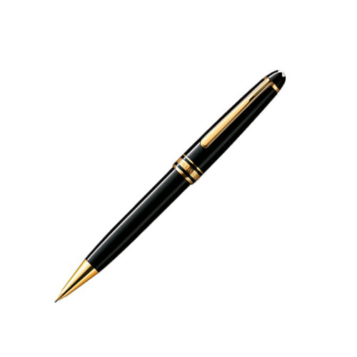 Caneta Montblanc Meisterstück Preto Lapiseira 0,7 mm - 2737