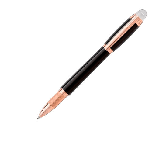 Caneta Montblanc Starwalker Red Gold Resin Preto Fineliner - 105652
