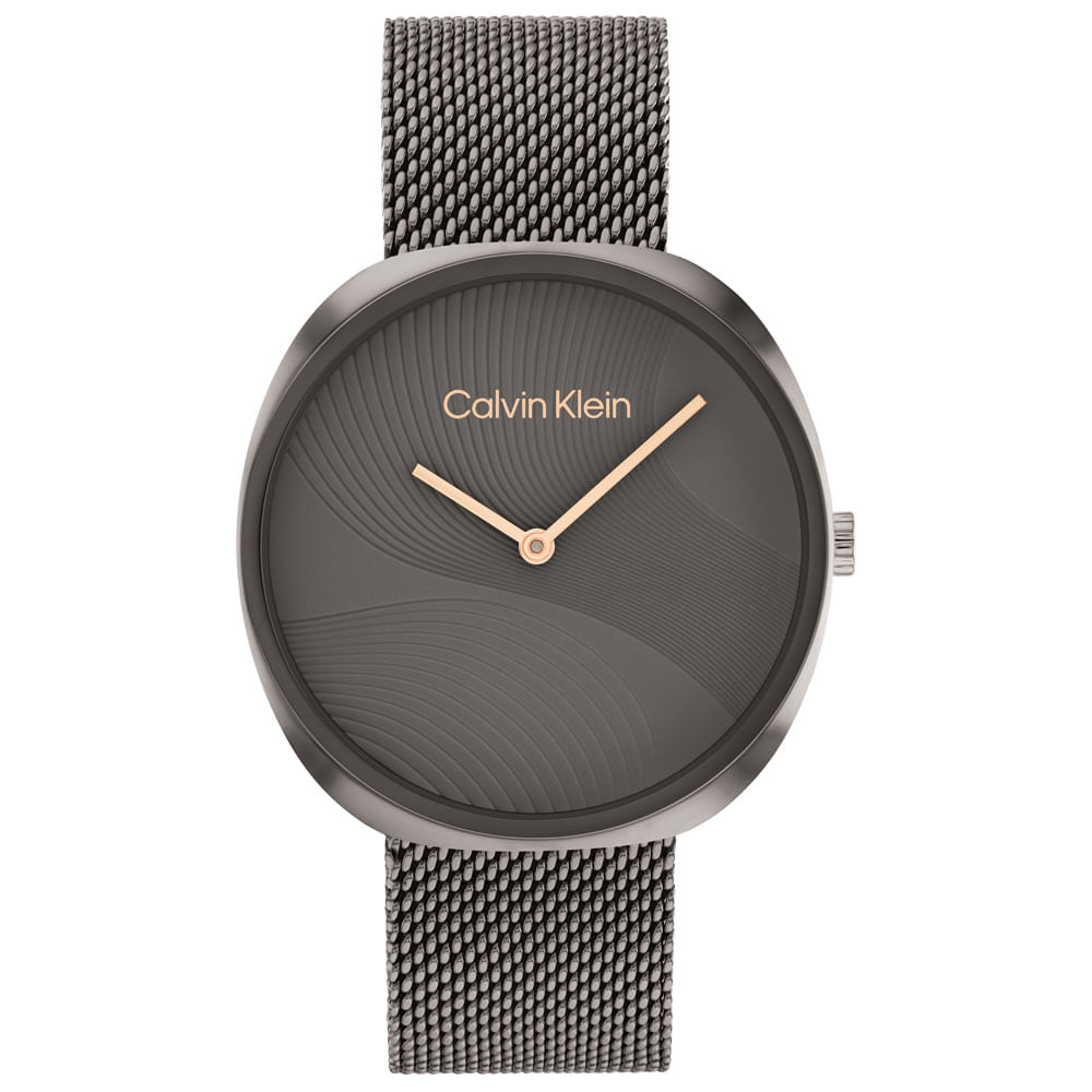 Relógio Calvin Klein Feminino Aço Cinza 25200248
