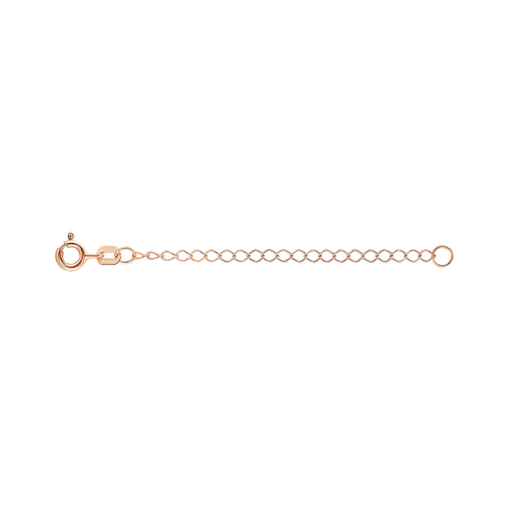 Extensor de Correntes Life com Banho Ouro Rosé 5 cm