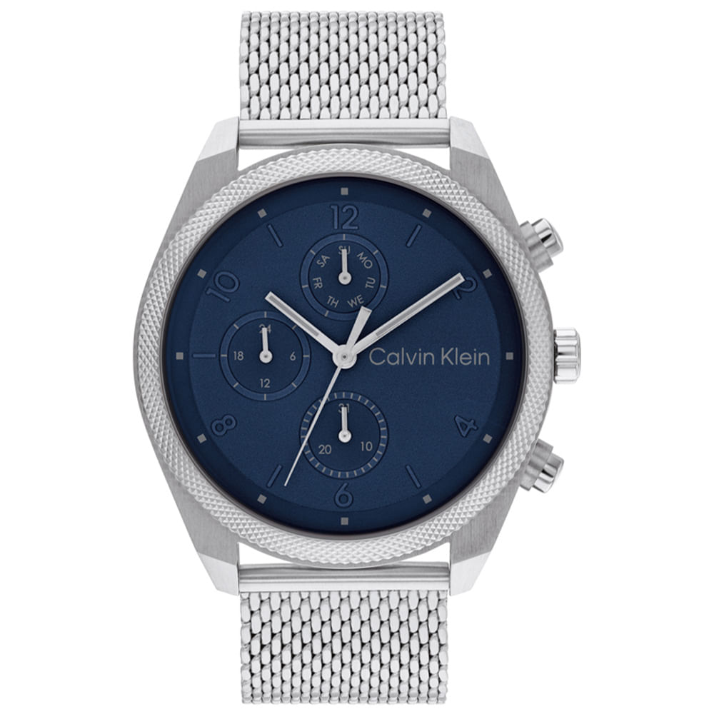 Relógio Calvin Klein Masculino Aço Prateado 25200360