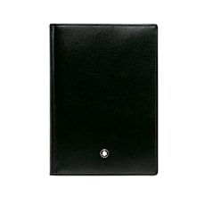 Porta-Passaporte Montblanc Meisterstück Unissex Couro Preto - 35285