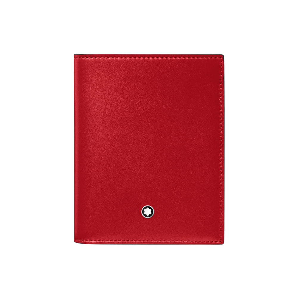 Carteira Compacta Montblanc Meisterstück Couro Vermelho - 129679