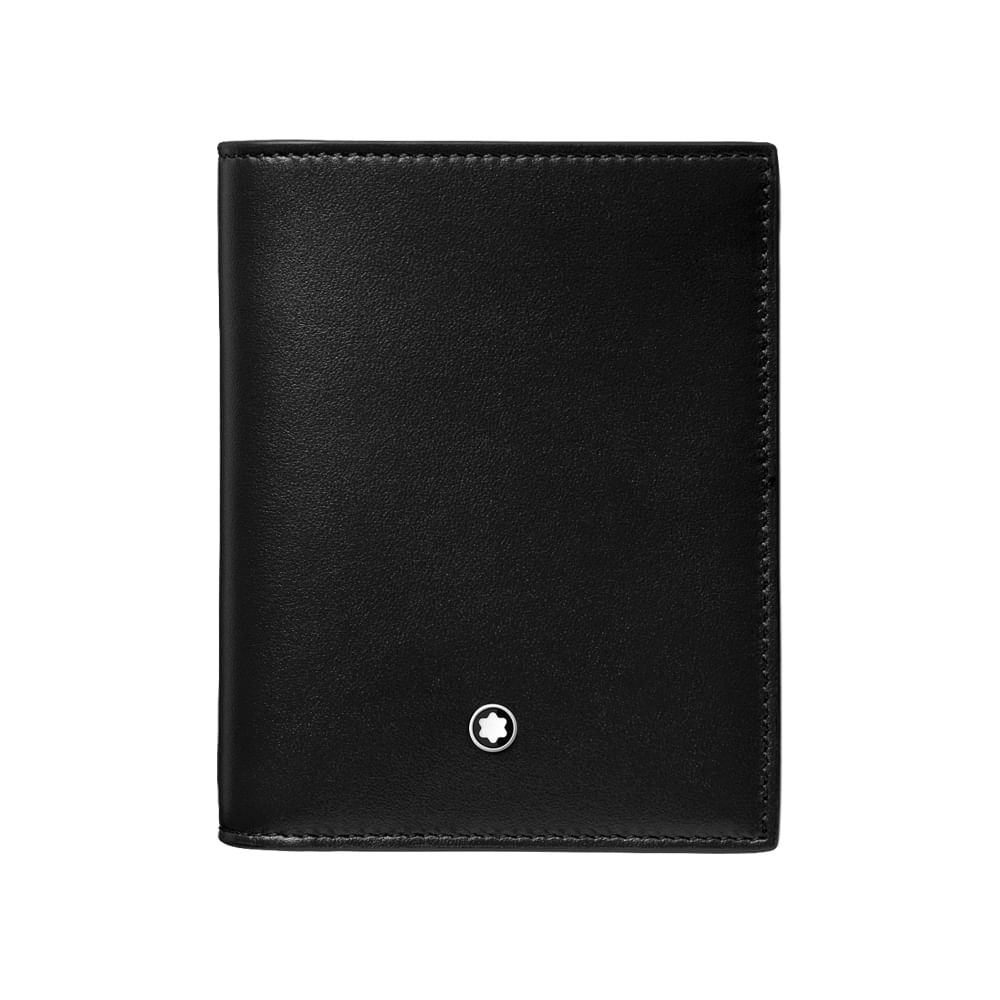 Carteira Montblanc Meisterstück Masculina Couro Preto - 129677