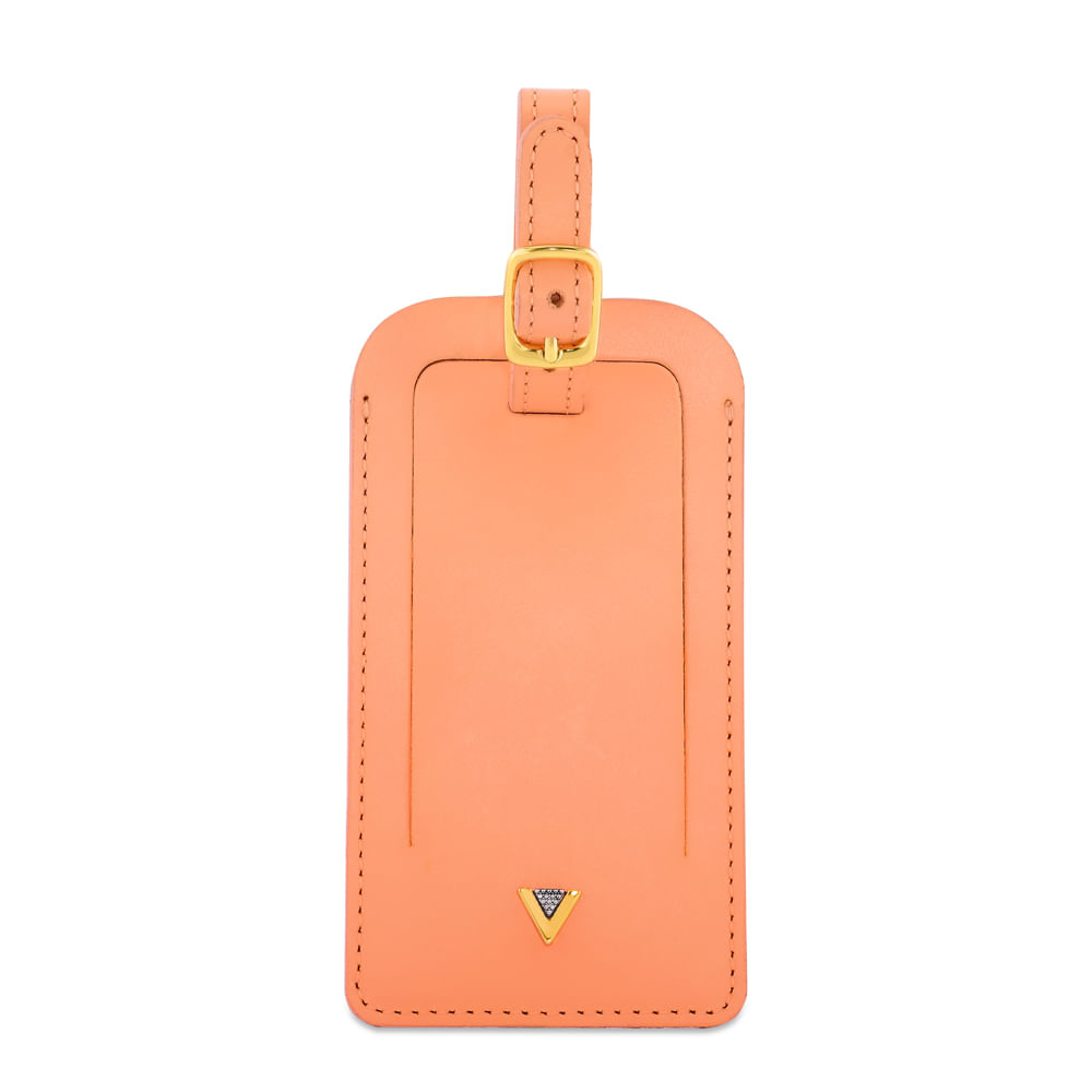 Tag Para Mala Vivara em Couro Salmão