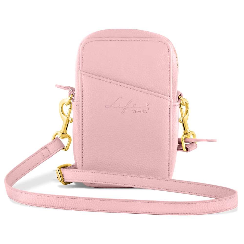 Bolsa Transversal Porta-Celular Life Rosa