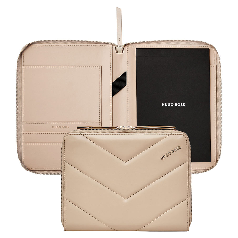 Pasta Hugo Boss Feminina Triga Bege - HTM311X