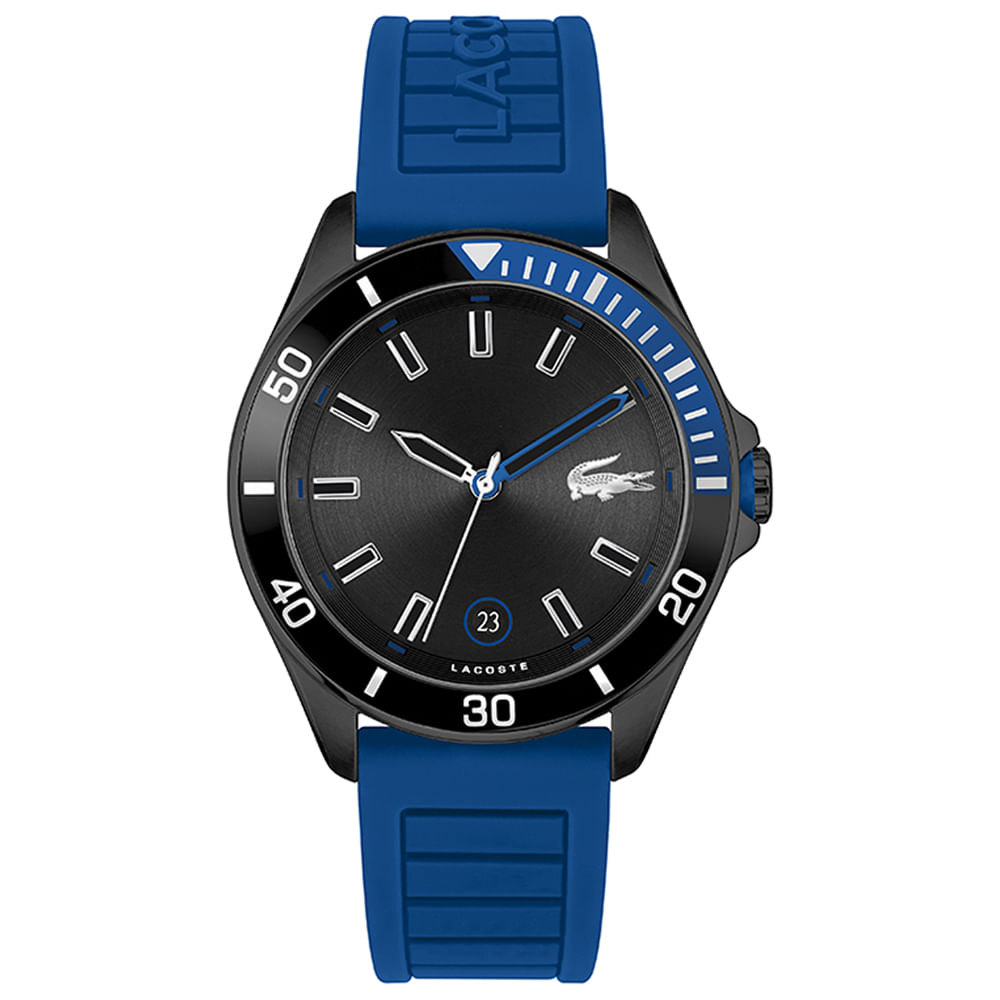 Relógio Lacoste Masculino Borracha Azul 2011262