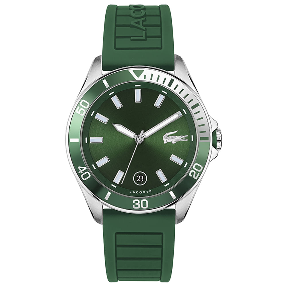 Relógio Lacoste Masculino Borracha Verde 2011263