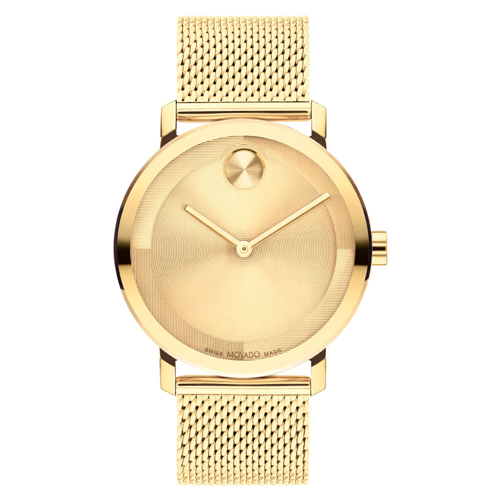 Relógio Movado Masculino Aço Dourado - 3601073