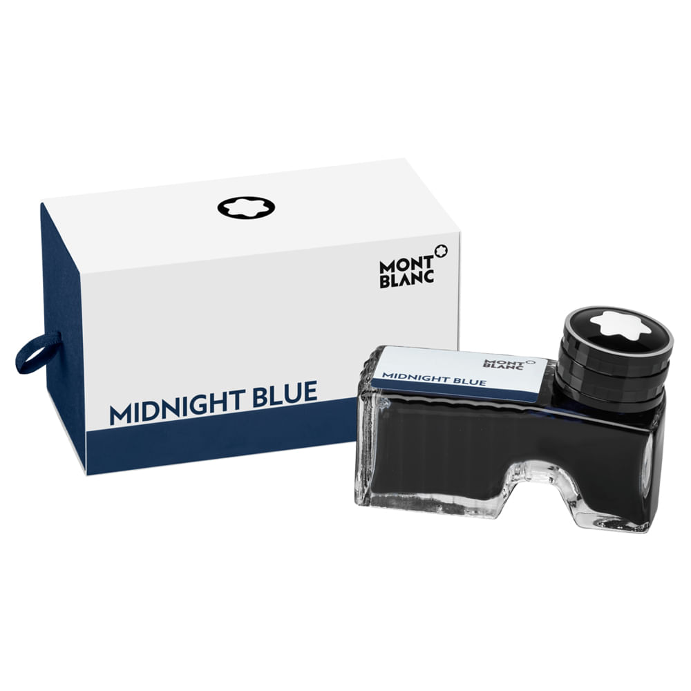 Tinteiro Montblanc Midnight Blue Azul 60 ml - 109204