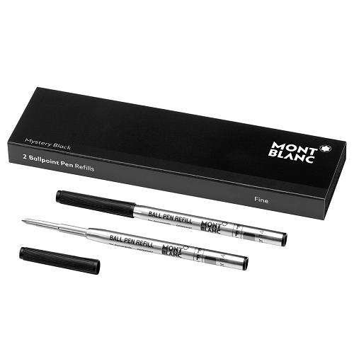 Refil Montblanc Mystery Black Preto Ballpoint Fine 2 uni -MB128210