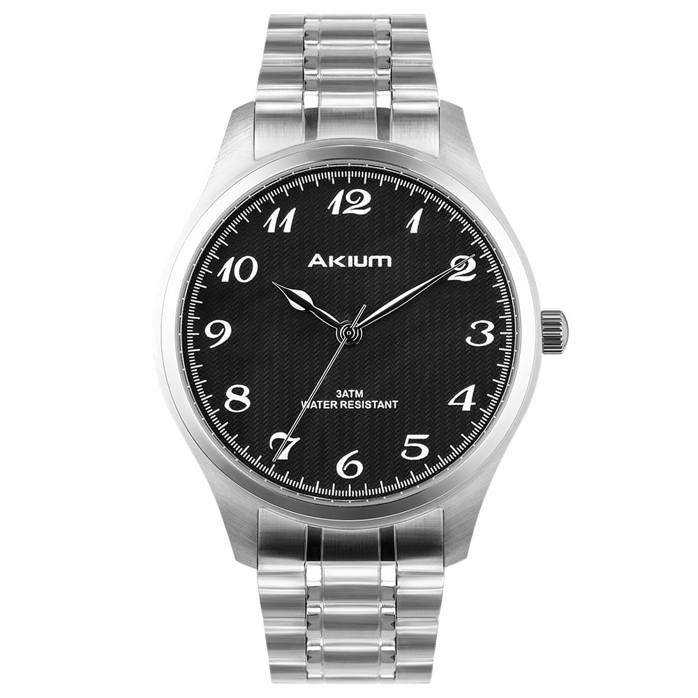 Relógio Akium Masculino Aço TMG6986N1A 03 ATM