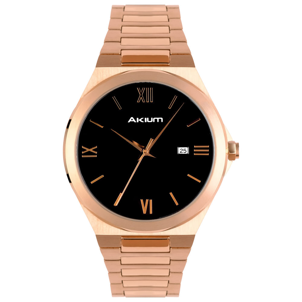 Relógio Akium Masculino Aço Rosé 03L06GB01E 03 ATM