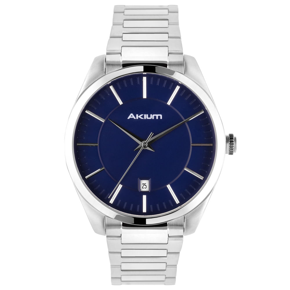 Relógio Akium Masculino Aço 03L09GB01B 05 ATM