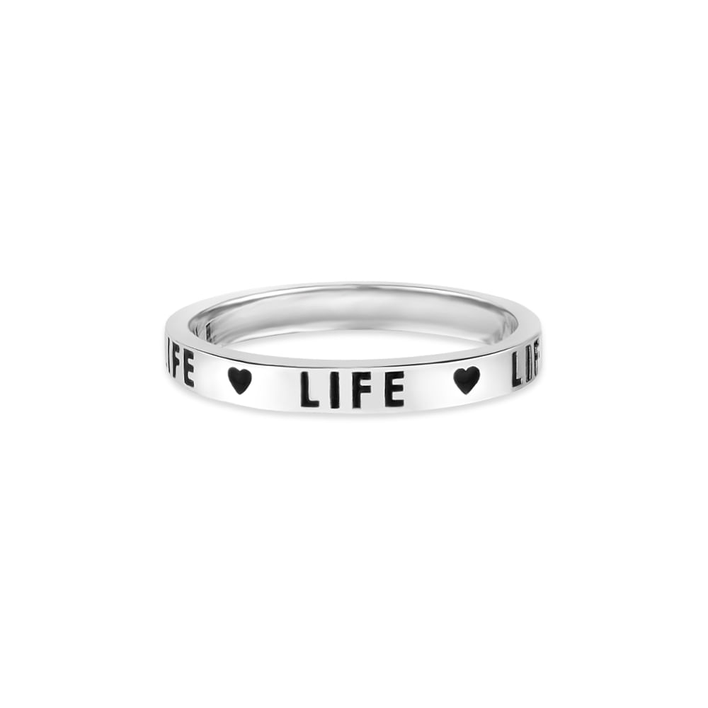 Anel Lifemania em Prata 925