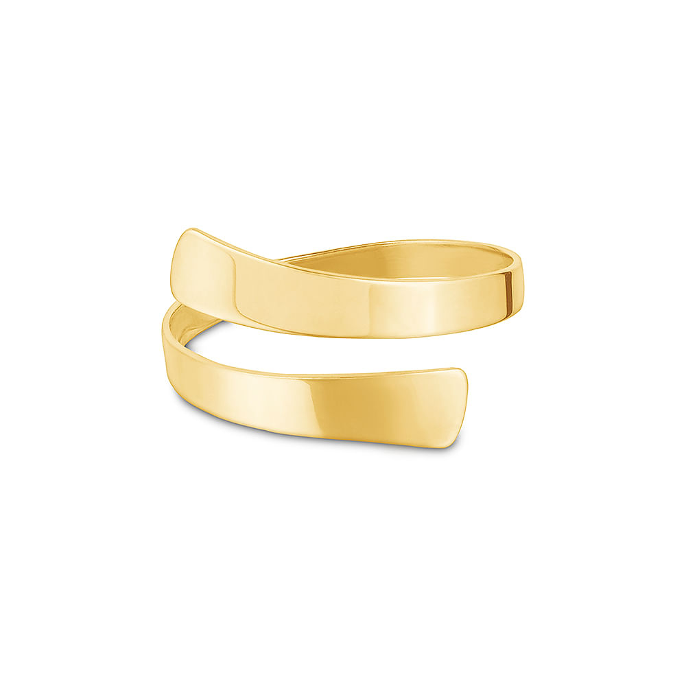 Anel Pop Fitas em Ouro Amarelo 18k