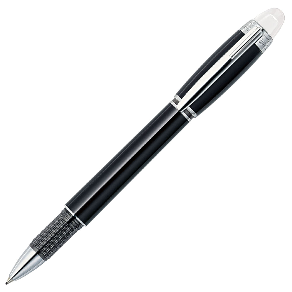 Caneta Montblanc Starwalker Platinum Resin Preto Fineliner - 8485