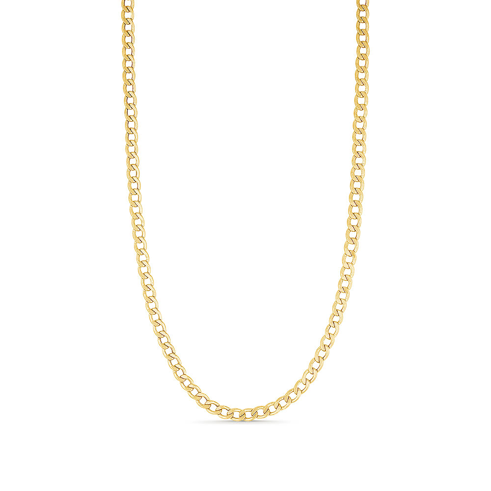Corrente Groumet em Ouro Amarelo 18k, 40cm