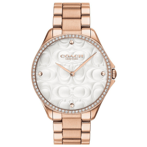 Relógio Coach Feminino Aço Rosé 14503068