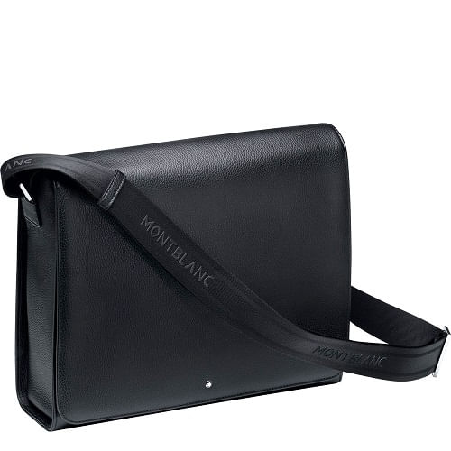 Pasta Montblanc Meisterstück Soft Grain Masculina Couro Preto - 113299